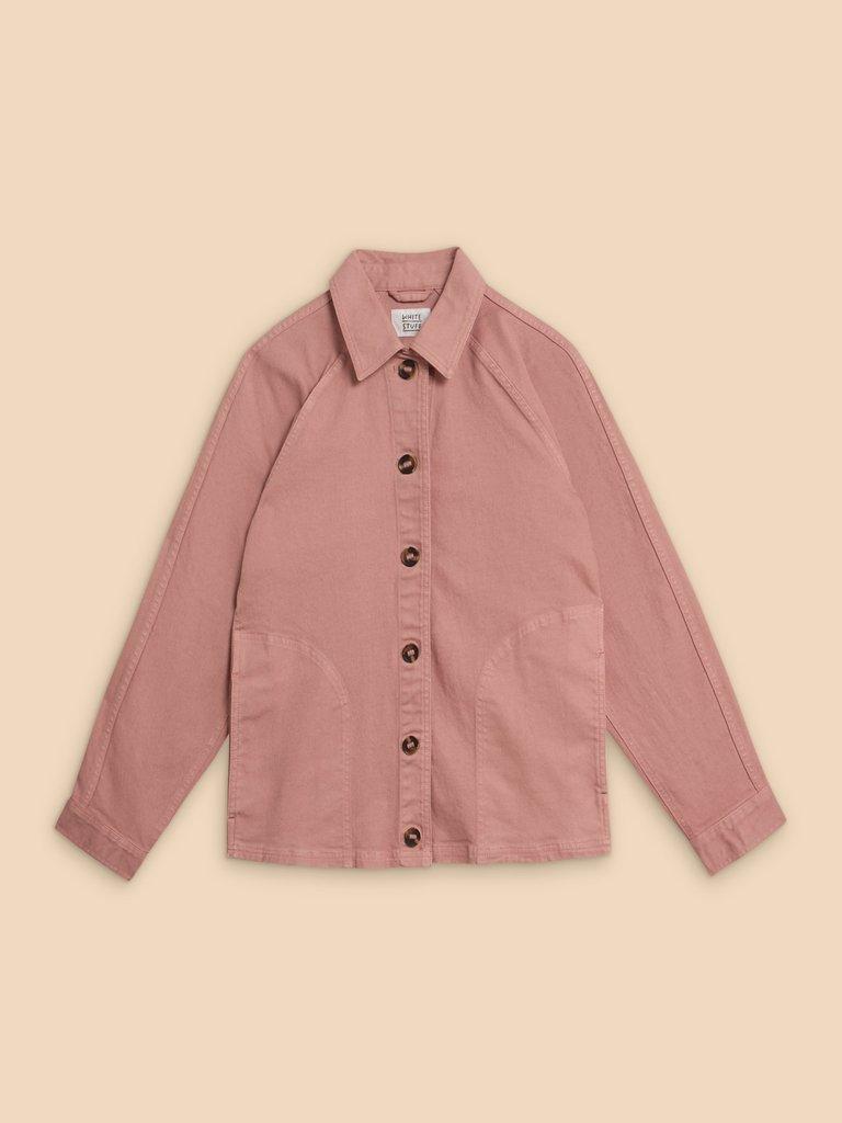 White Stuff Eden Denim Jacket-White finn