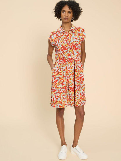 White Stuff Everly Printed Jersey Dress