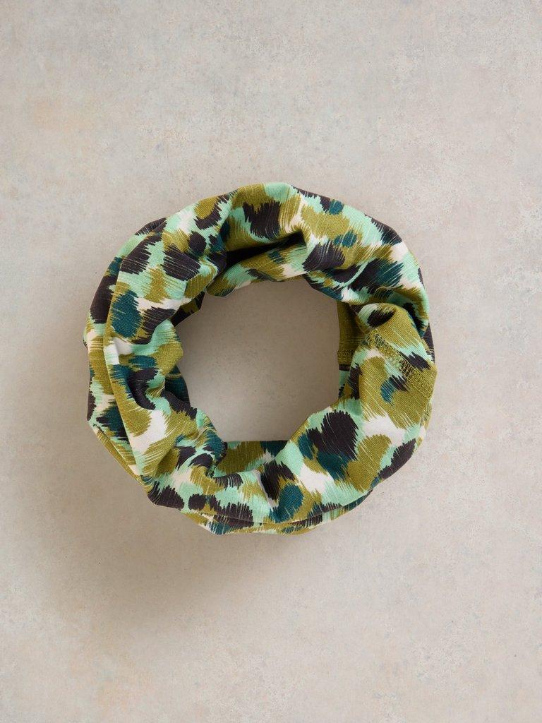 White Stuff Versatile Jersey neck Roll scarf-White finn