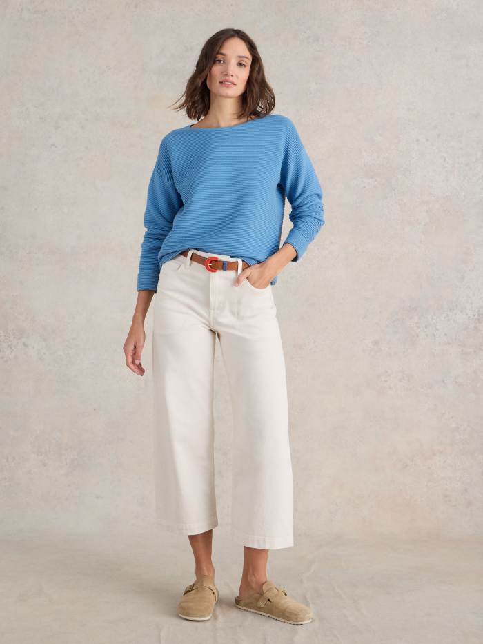 White Stuff Jana Jumper-Tops-White finn
