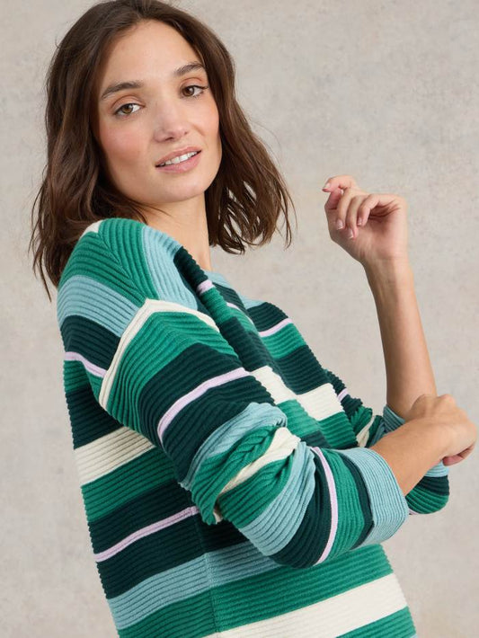 White Stuff Jana Stripe Jumper