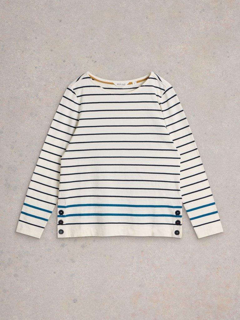 White Stuff Willow Stripe Long Sleeve Top