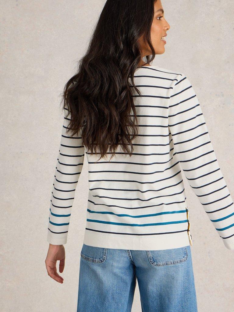 White Stuff Willow Stripe Long Sleeve Top