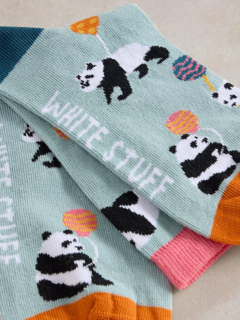 White Stuff Party Panda Ankle Sock