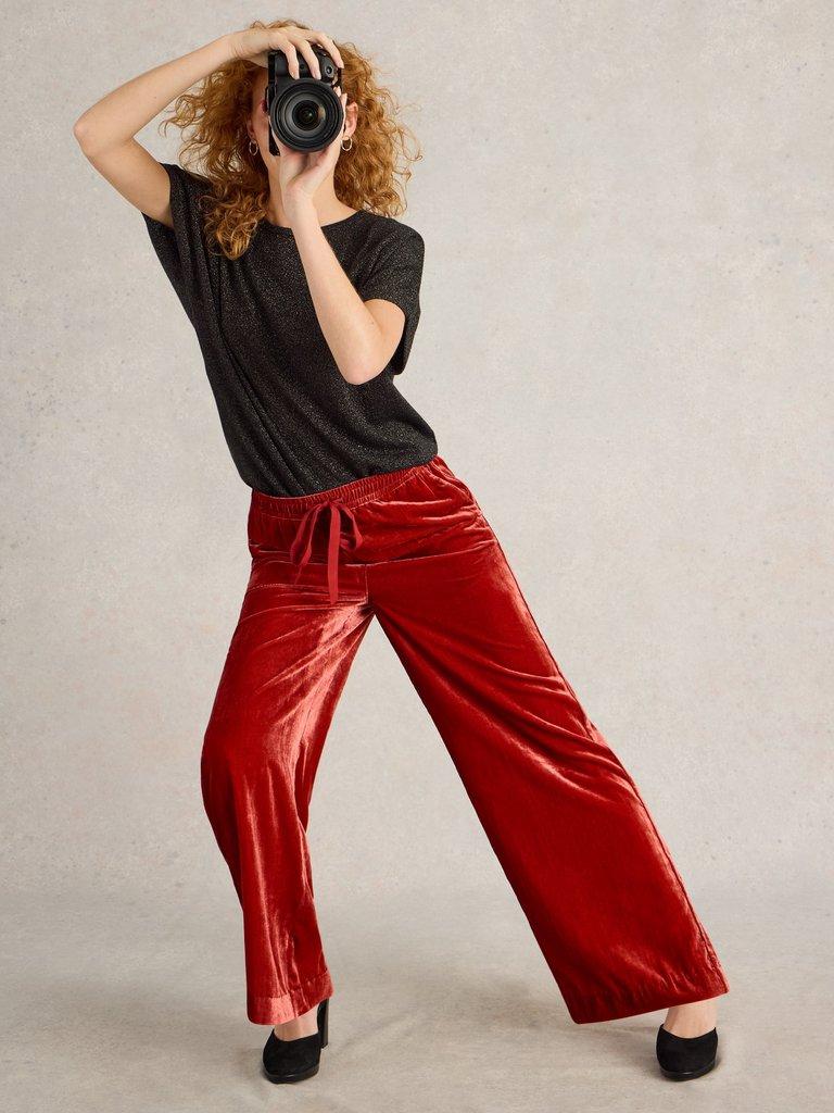 White Stuff Freda Wide Leg Trouser-White finn