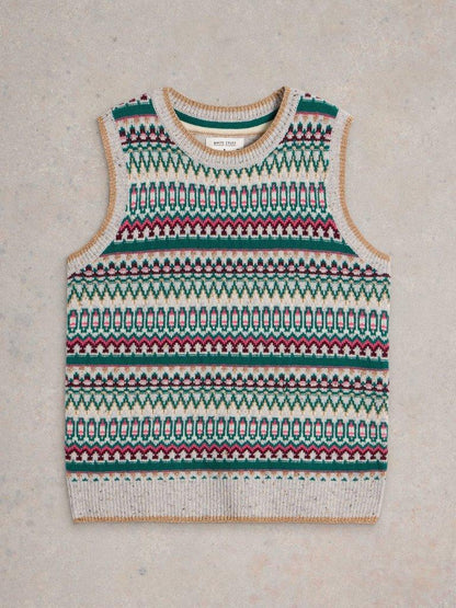 White Stuff Fay Fairisle Tank