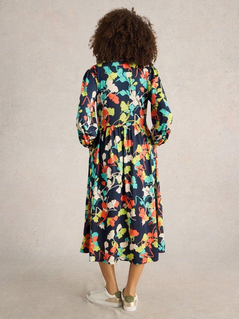 Leah Jersey Dress-White finn