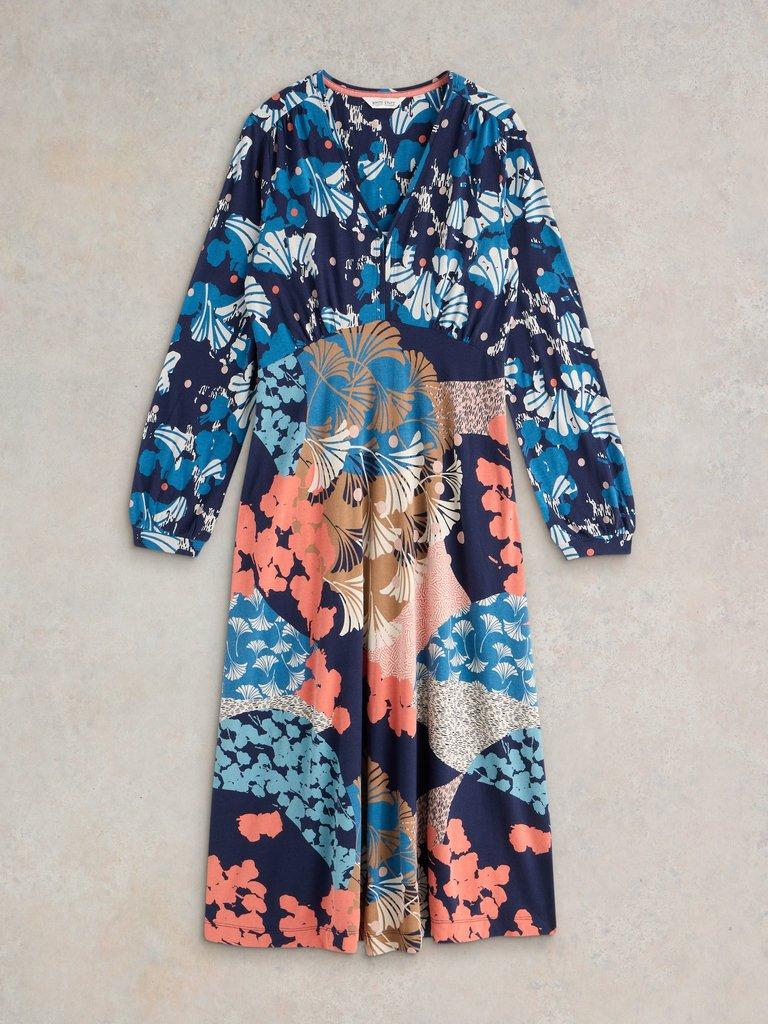 White Stuff Megan Jersey Dress-Dress-White finn