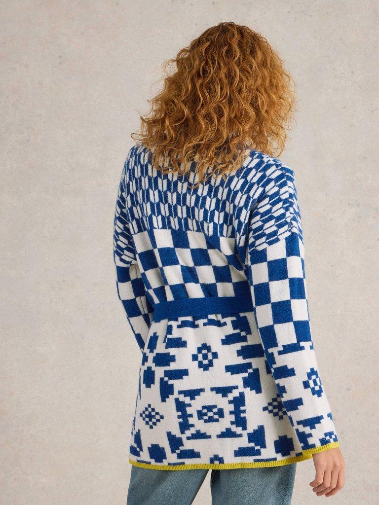 White Stuff Geo Mix Cardi-White finn