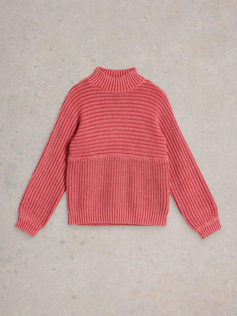 White Stuff Marley Mix Cotton Jumper-White finn
