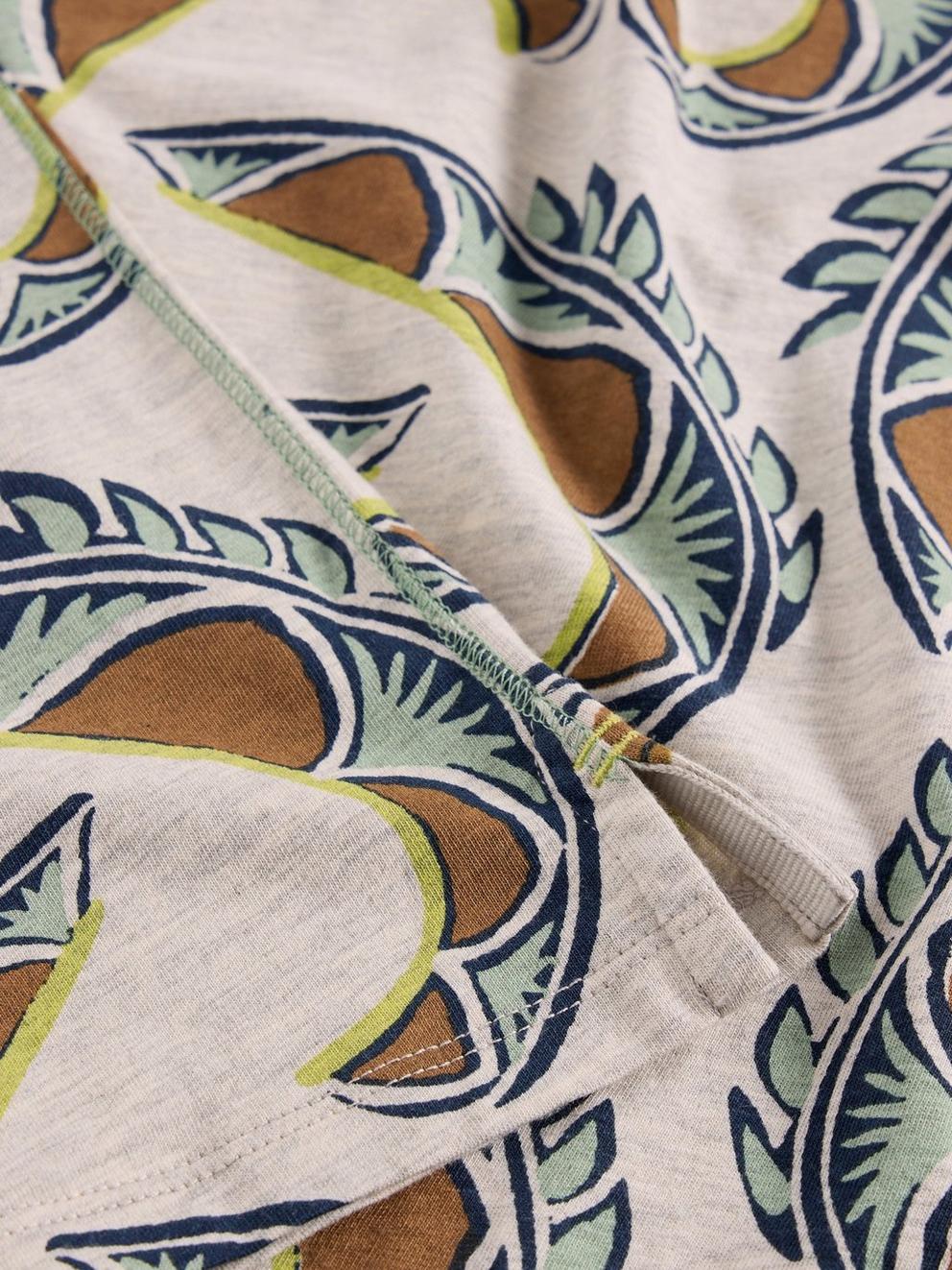 White Stuff Abbie Short Sleeve Crew Neck Tee-Shirts & Tops-White finn