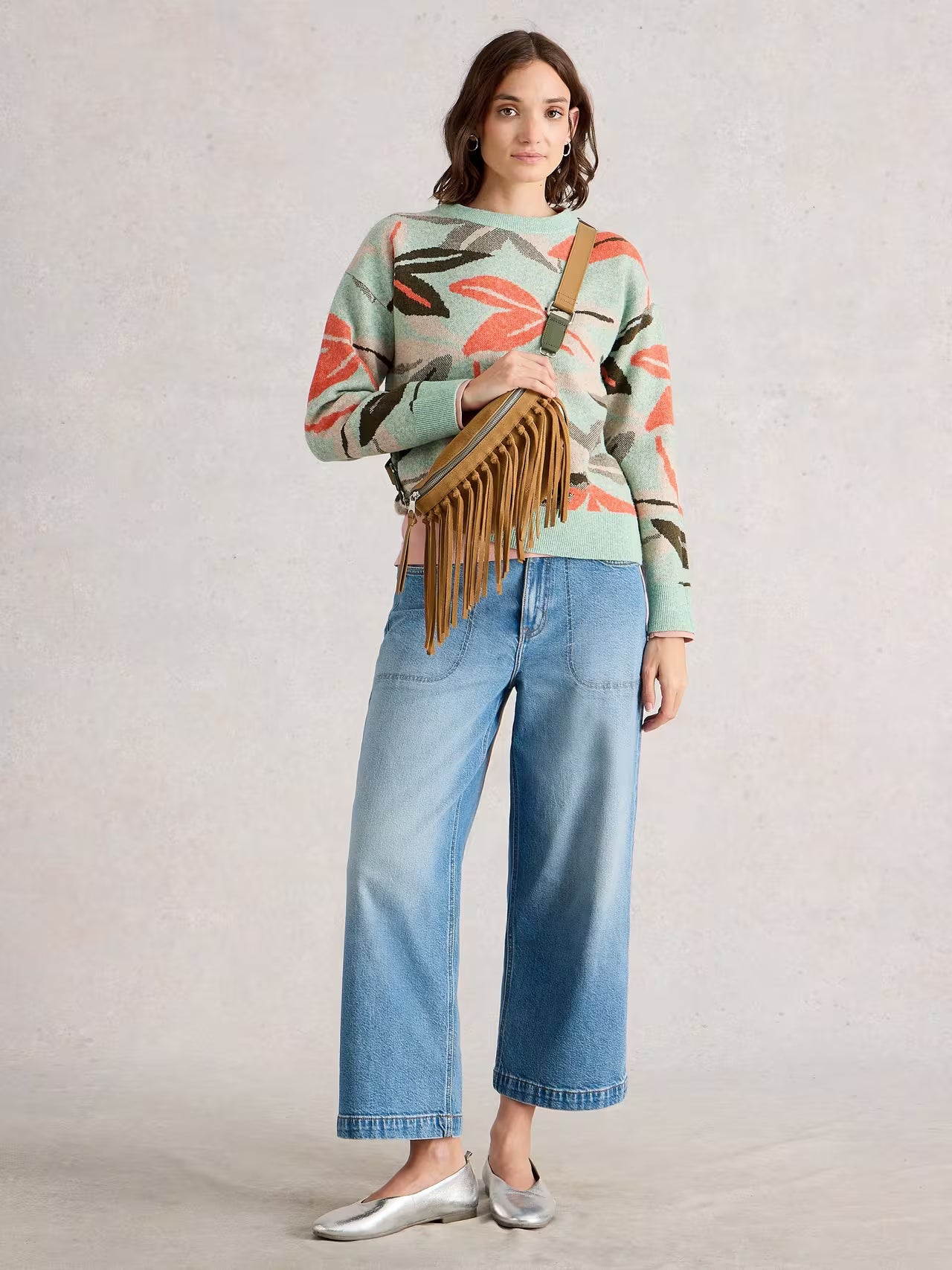 White Stuff Petal Jumper