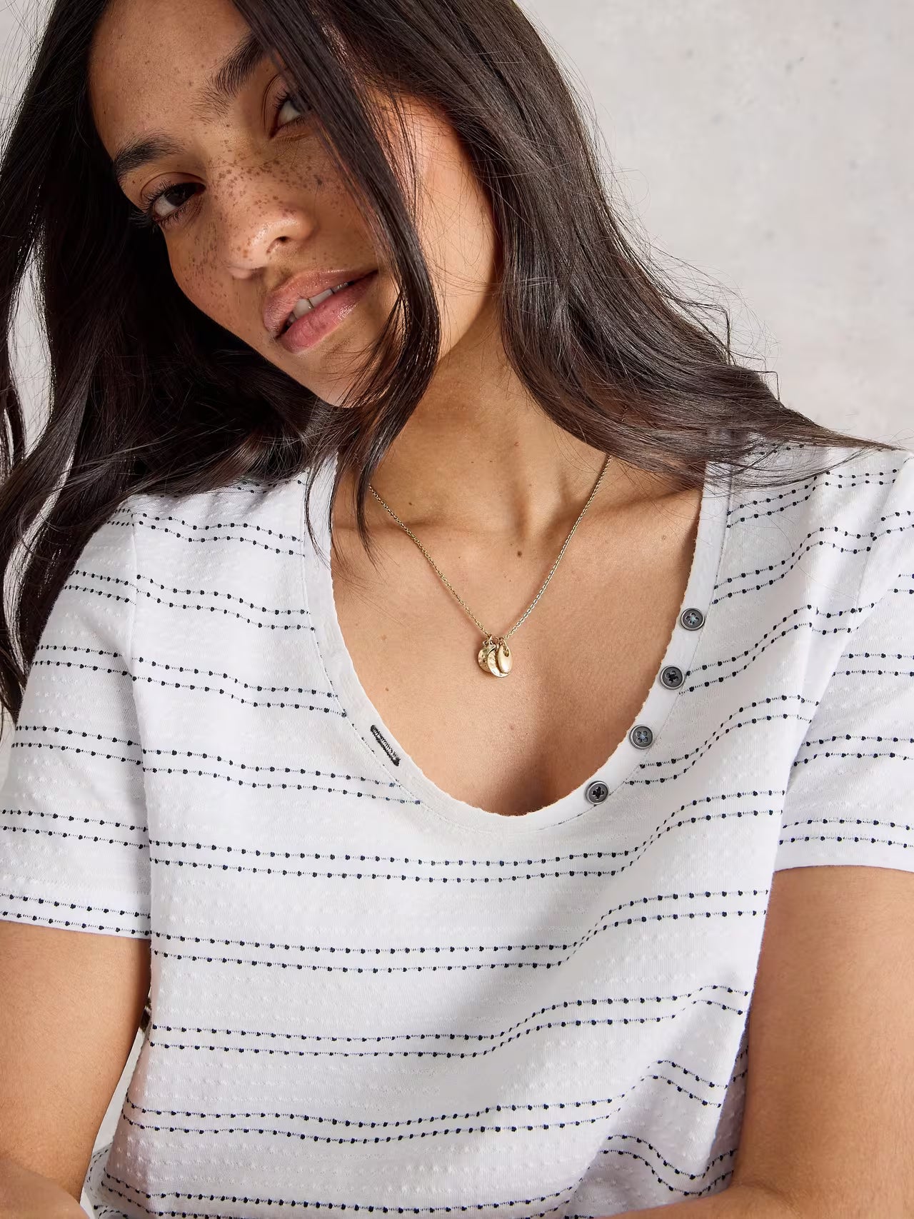 White Stuff Nadia Textured Tee