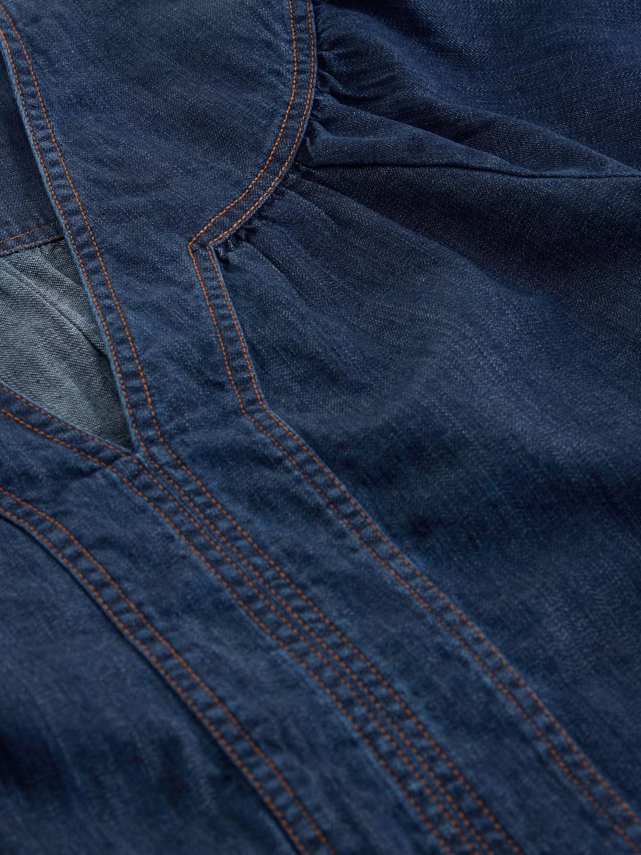 White Stuff Leo Denim Top-White Stuff-White finn