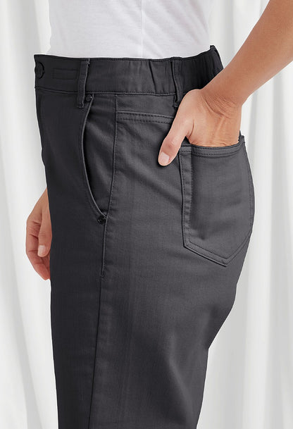 Adini Indra Stretch Twill Trouser - Charcoal