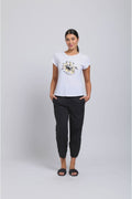 Foil Pump It Up Pant Black-Trousers-White finn