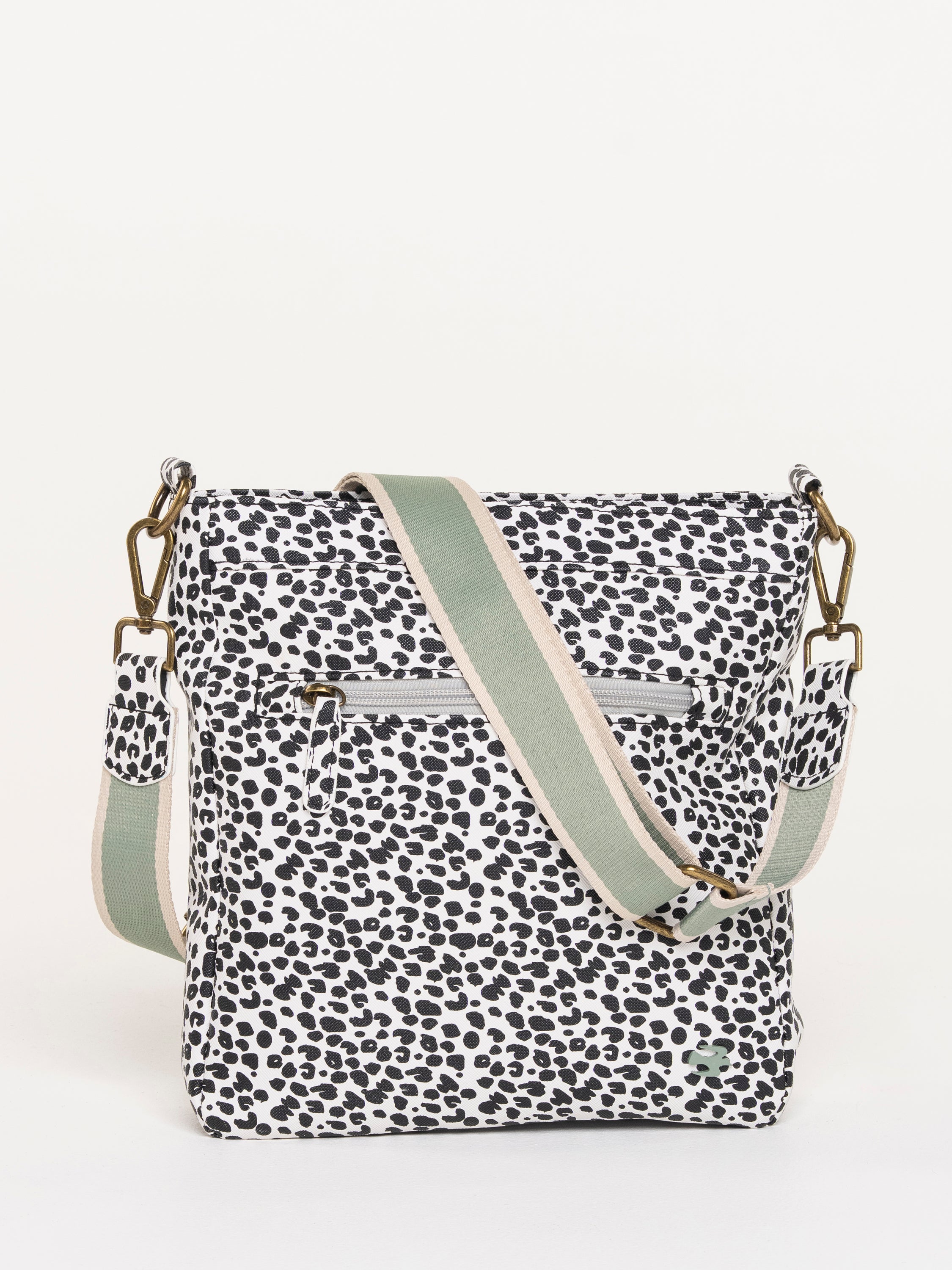 Brakeburn Sierra Spot Cross Body Bag-Brakeburn-White finn