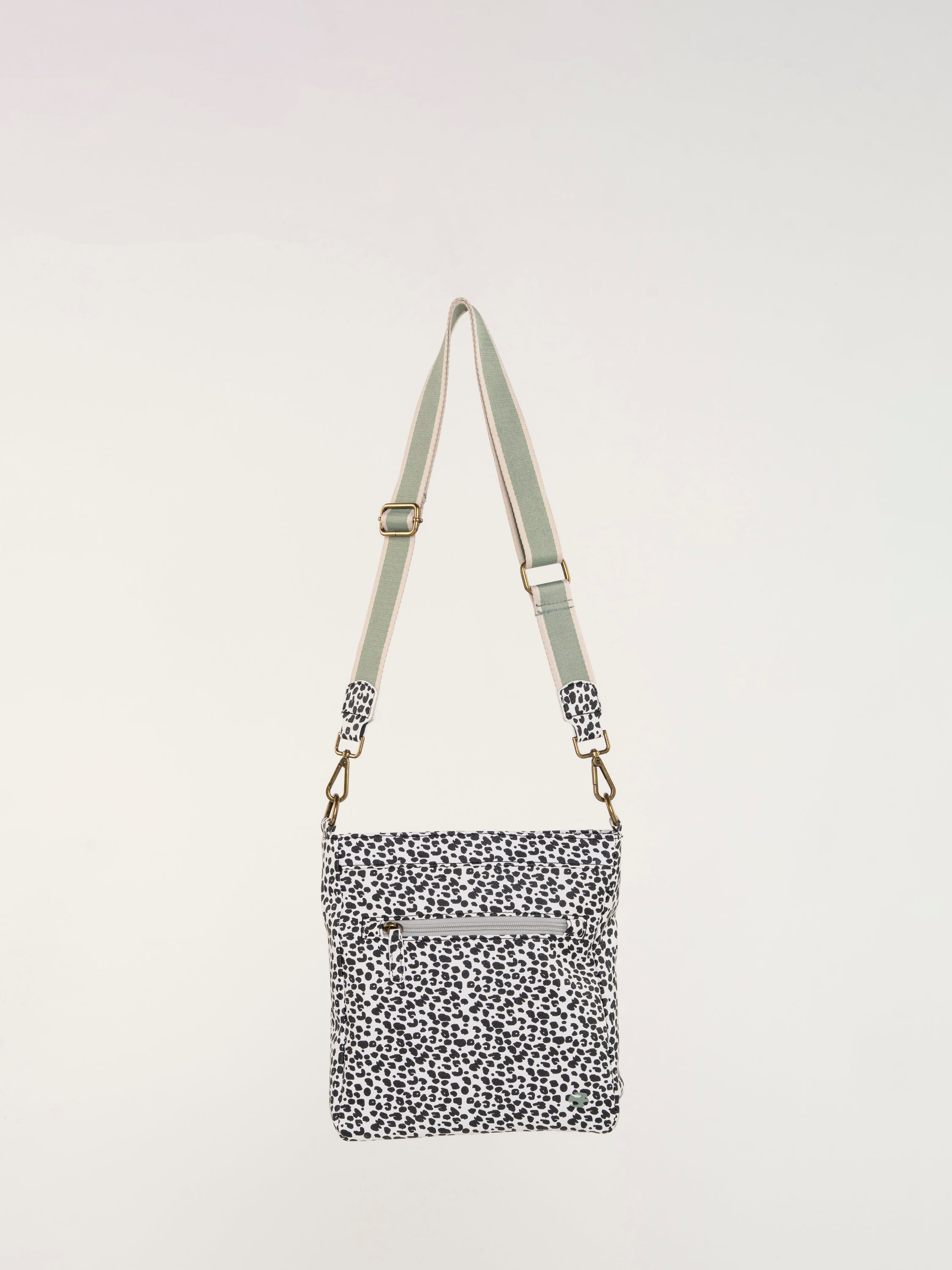 Brakeburn Sierra Spot Cross Body Bag-Brakeburn-White finn
