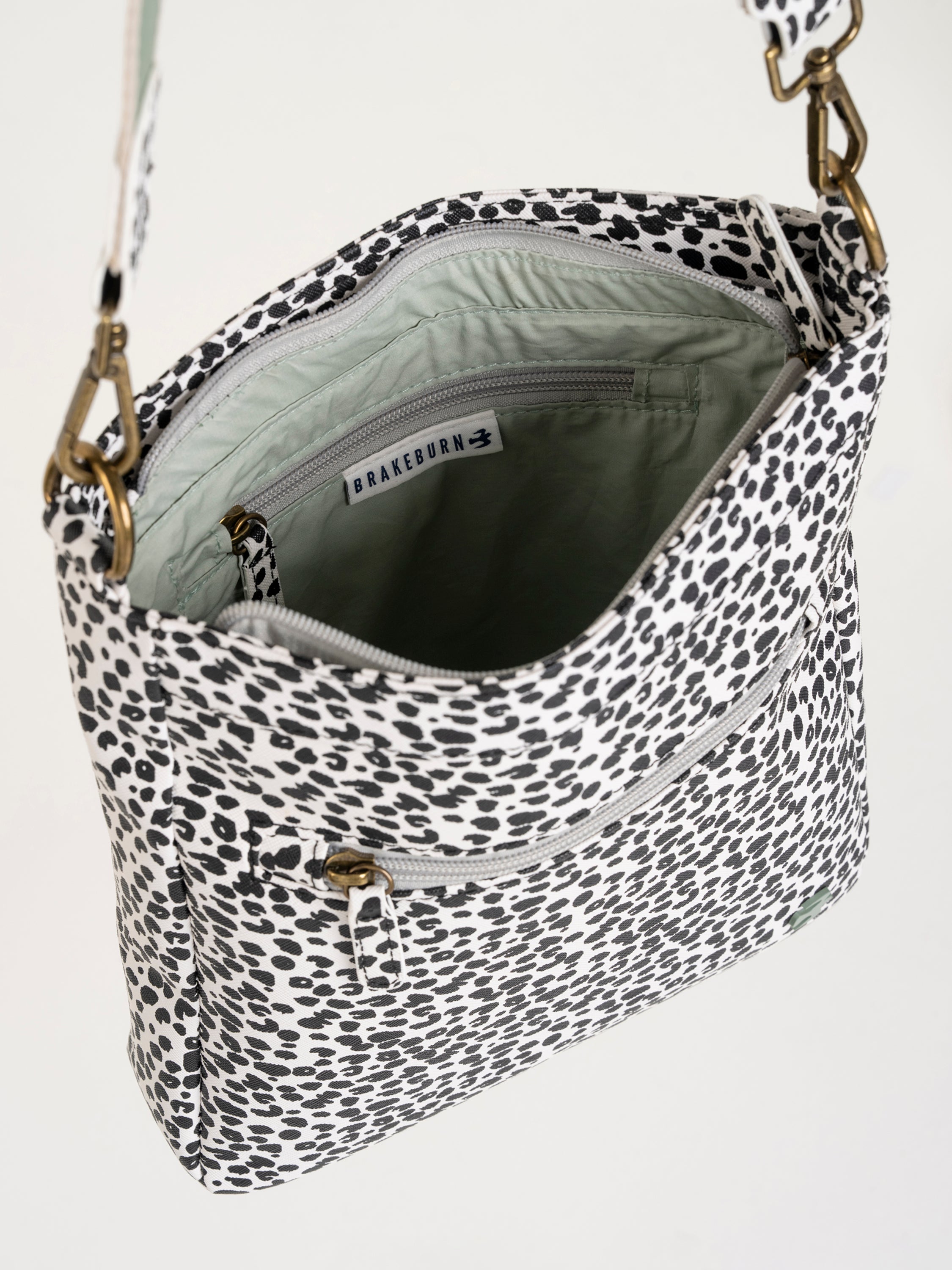 Brakeburn Sierra Spot Cross Body Bag-Brakeburn-White finn