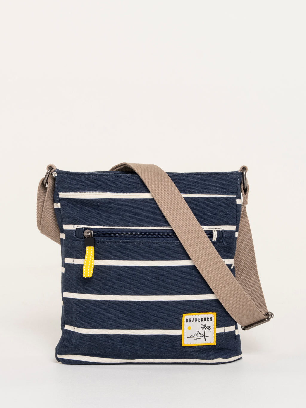 Brakeburn Classic Cross Body Bag-Brakeburn-White finn