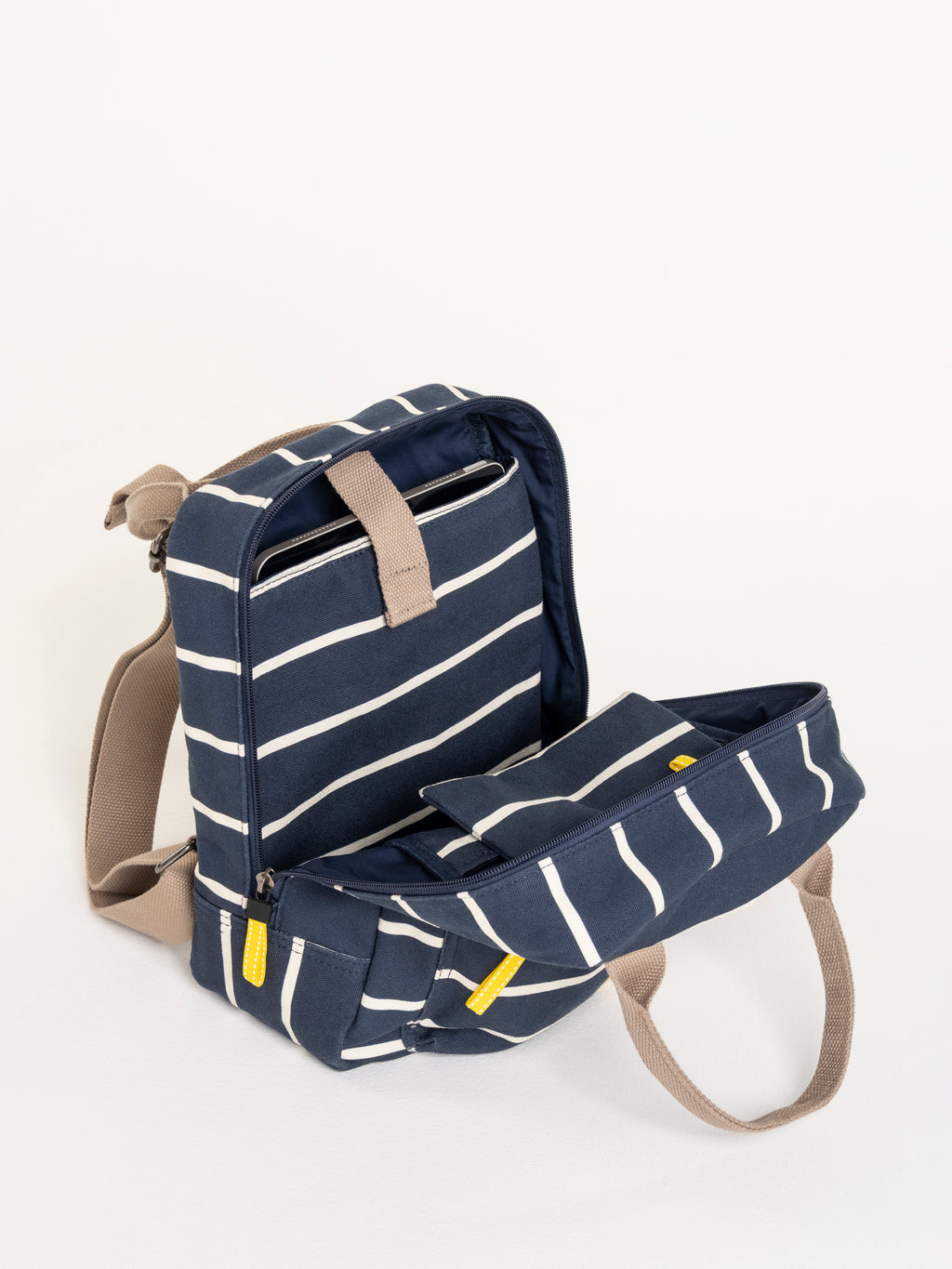 Brakeburn Classic Backpack-Brakeburn-White finn
