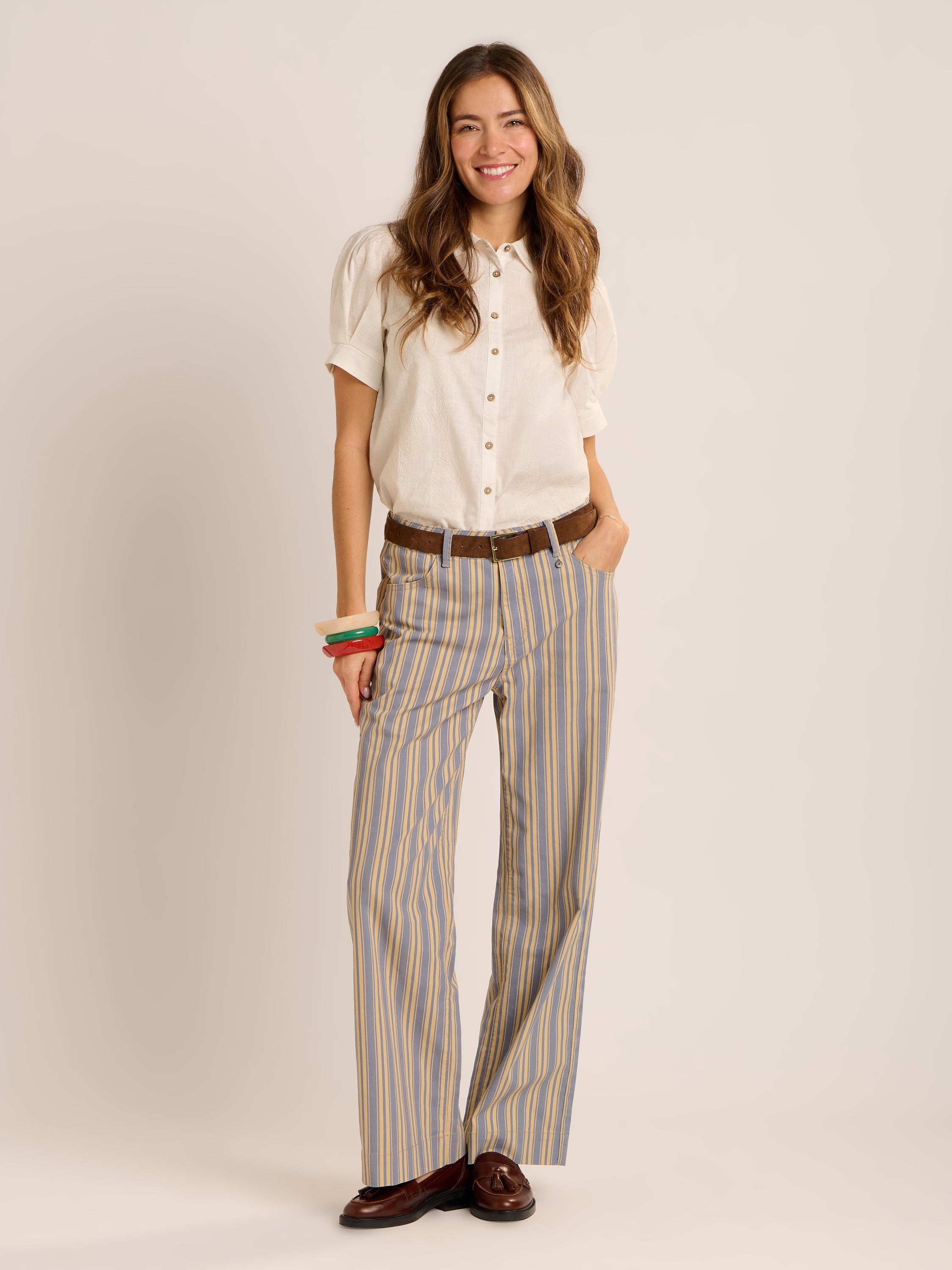 Brakeburn Jackeline Blouse-Brakeburn-White finn