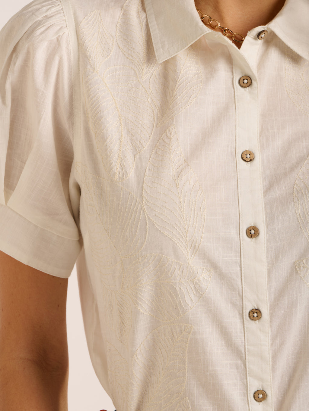 Brakeburn Jackeline Blouse-Brakeburn-White finn