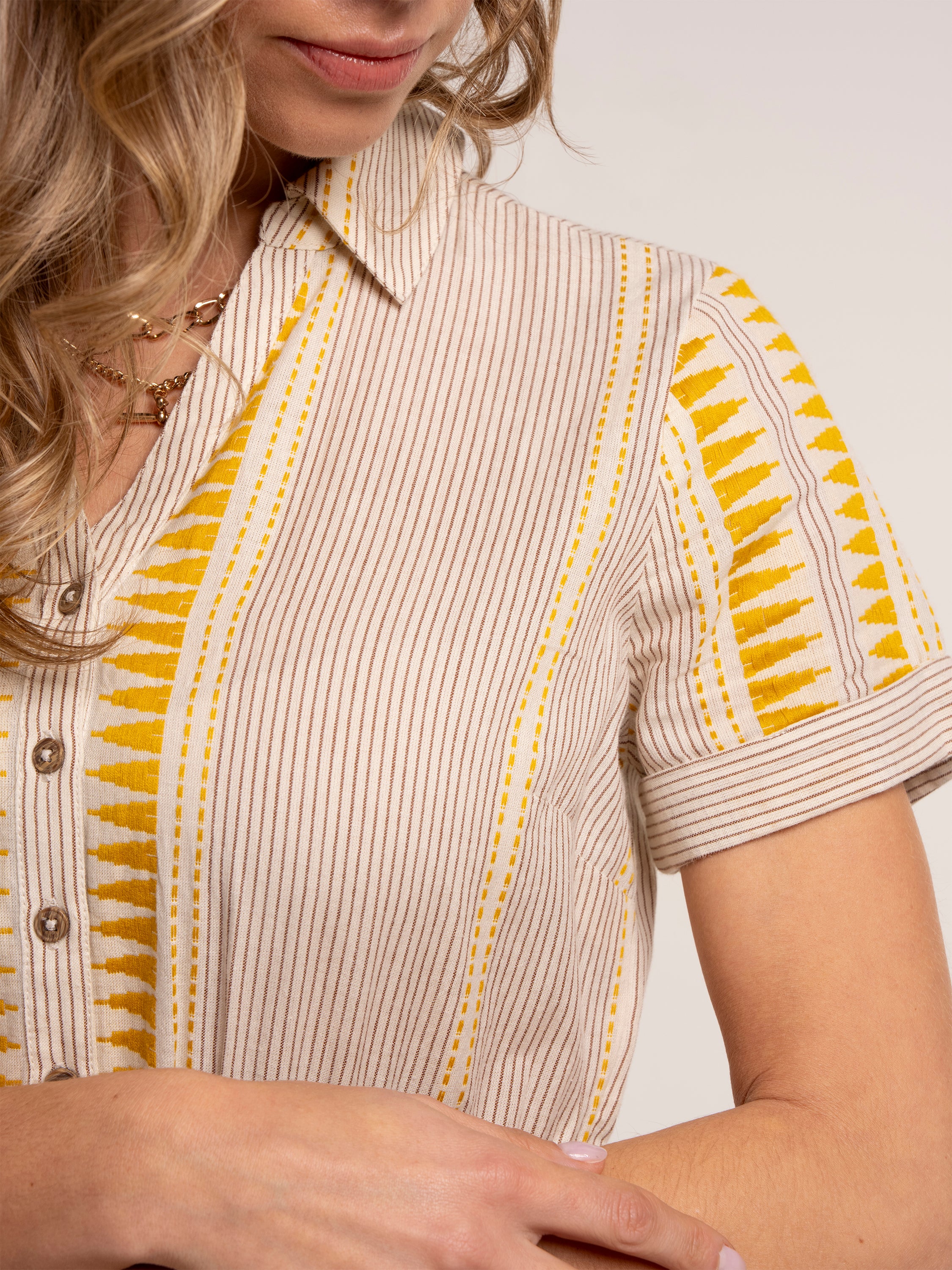 Brakeburn Palmira Dress-Brakeburn-White finn