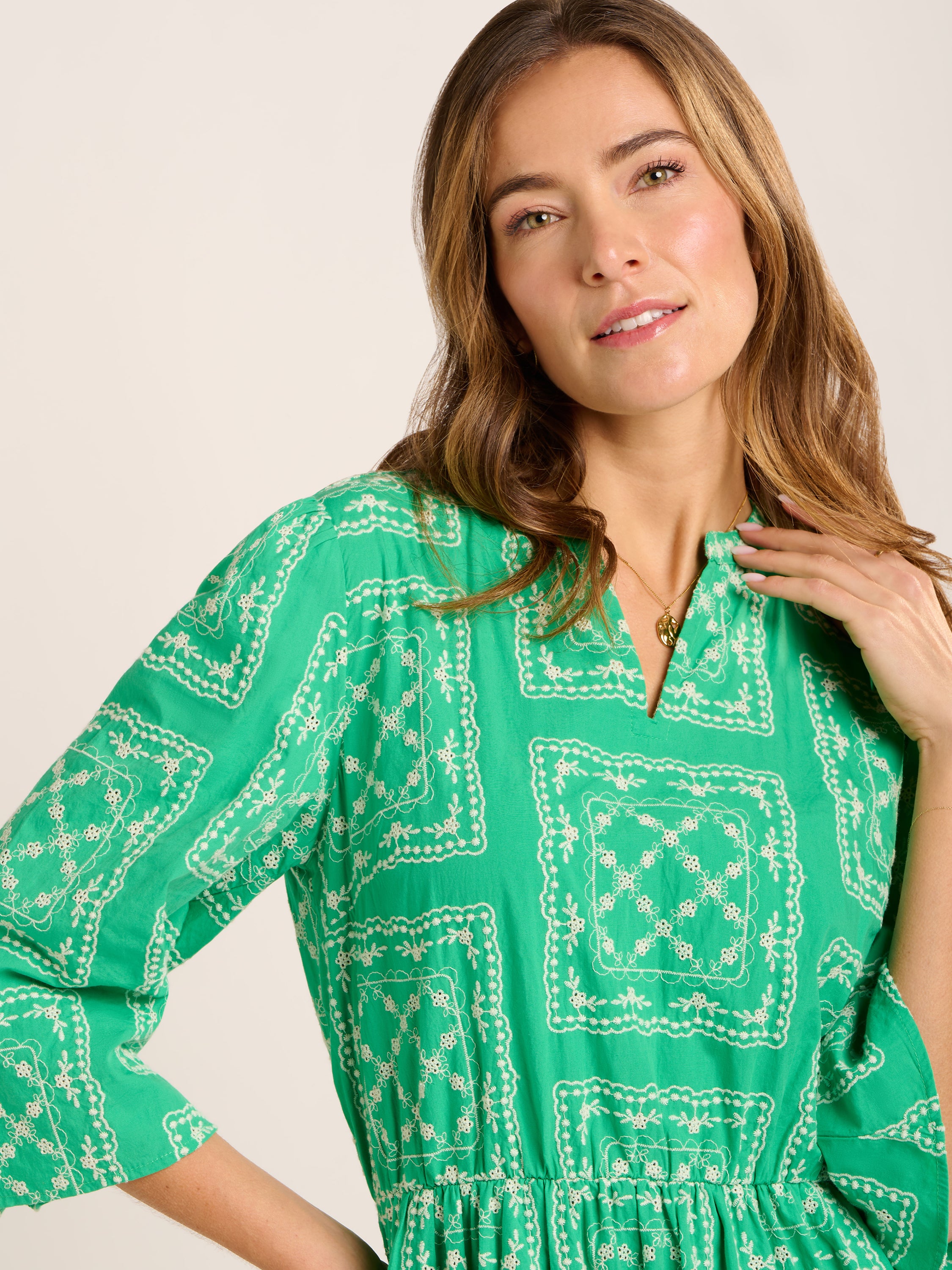 Brakeburn Clarisa Dress-Brakeburn-White finn