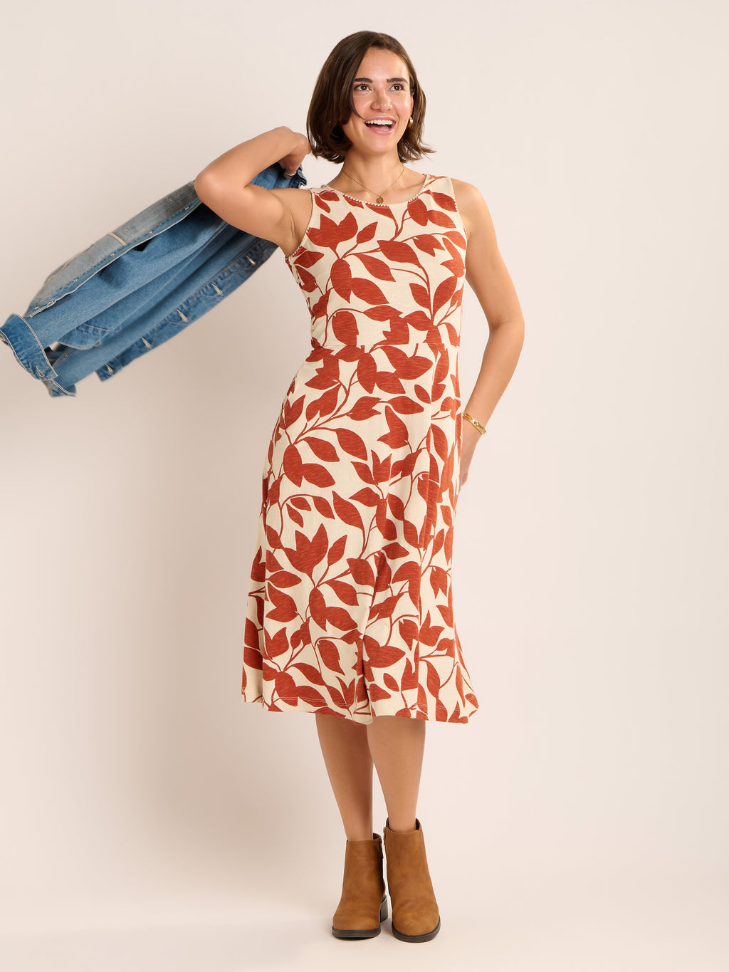 Brakeburn Adla Dress-Brakeburn-White finn