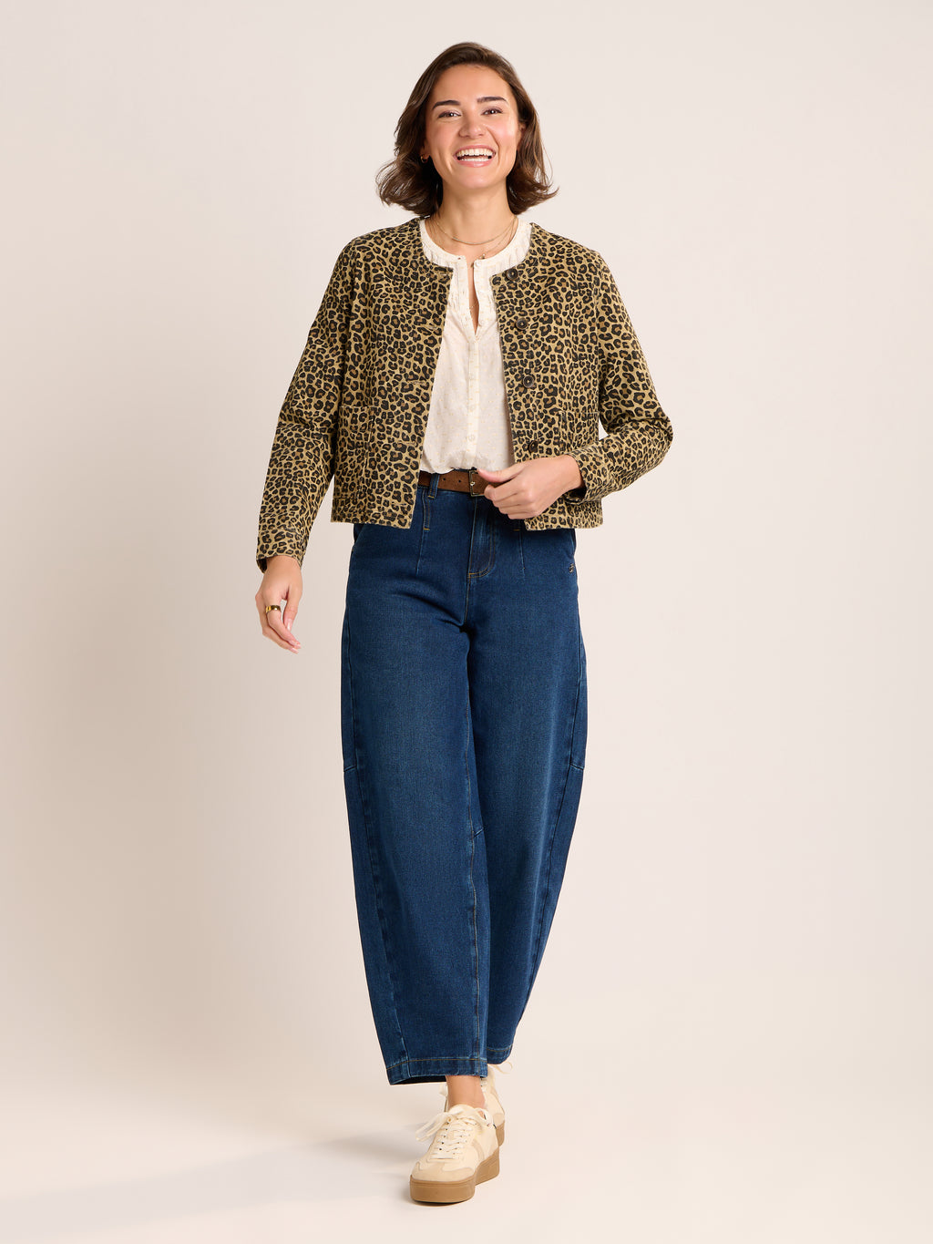 Brakeburn Veronica Jacket-Brakeburn-White finn