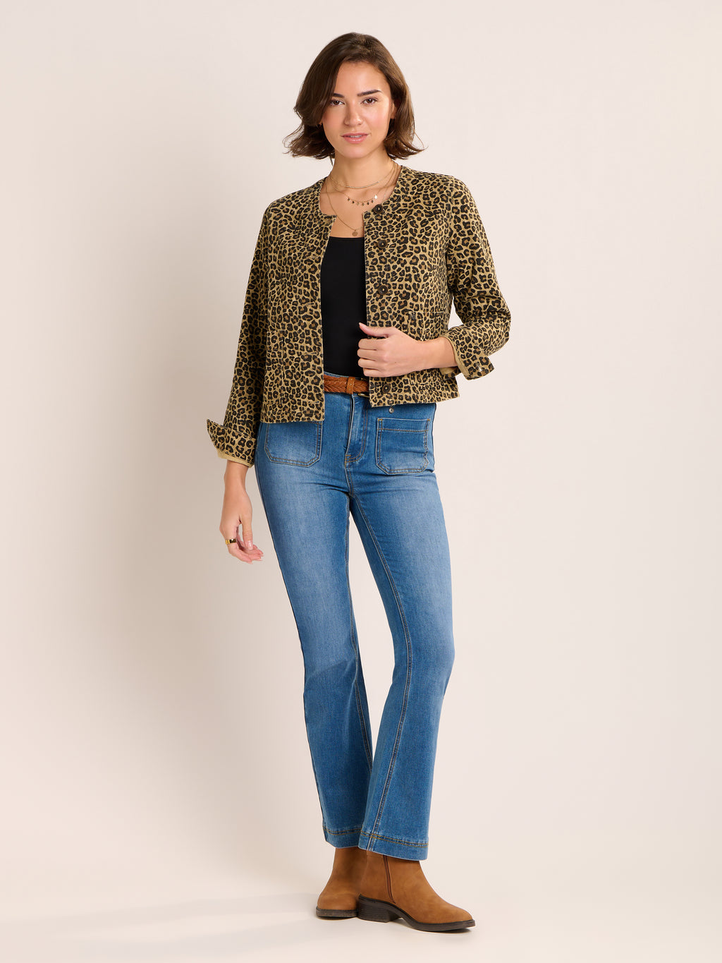 Brakeburn Veronica Jacket-Brakeburn-White finn