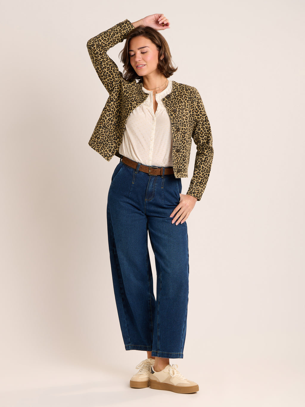 Brakeburn Veronica Jacket-Brakeburn-White finn