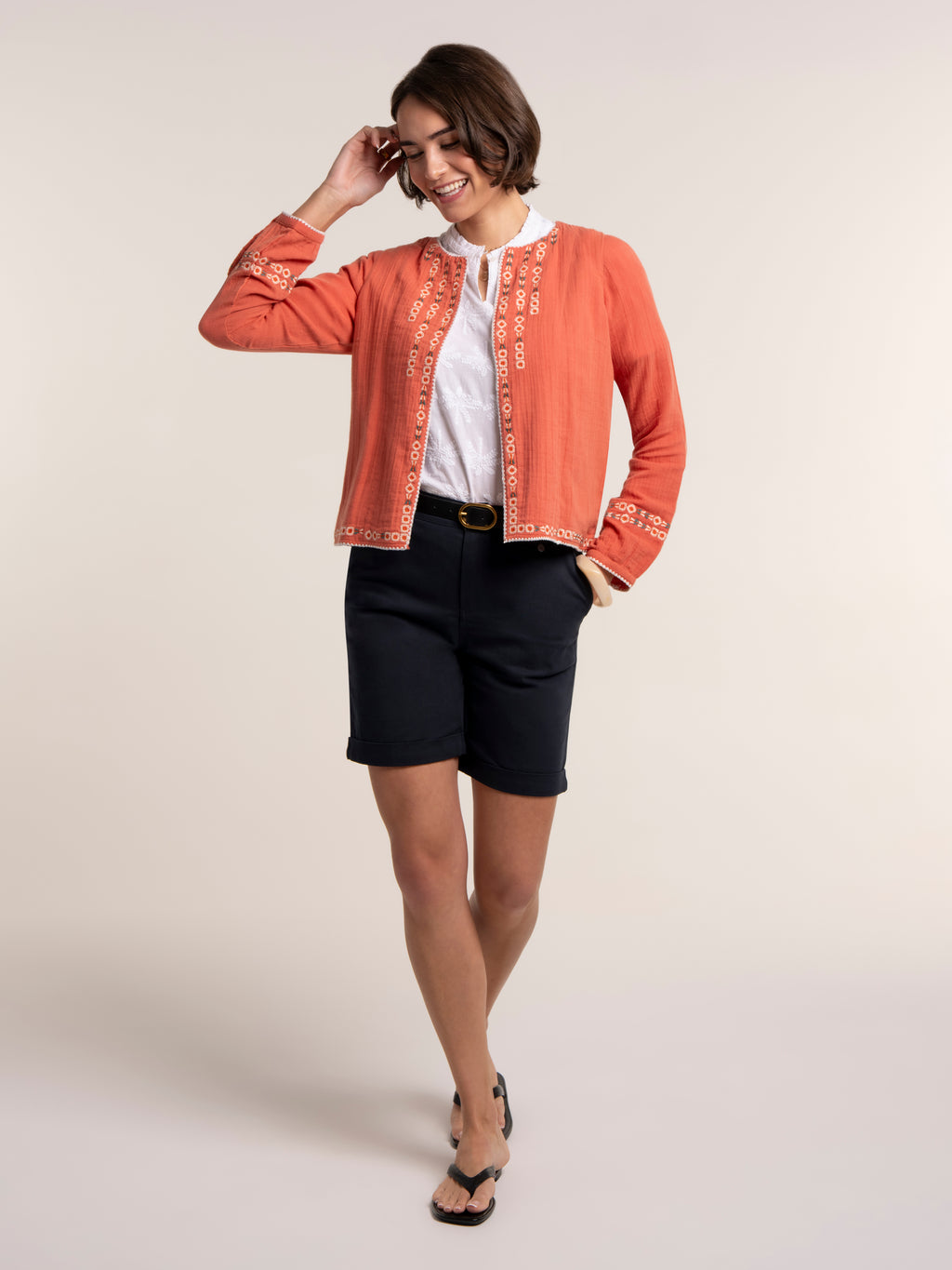 Brakeburn Leia Jacket-Brakeburn-White finn