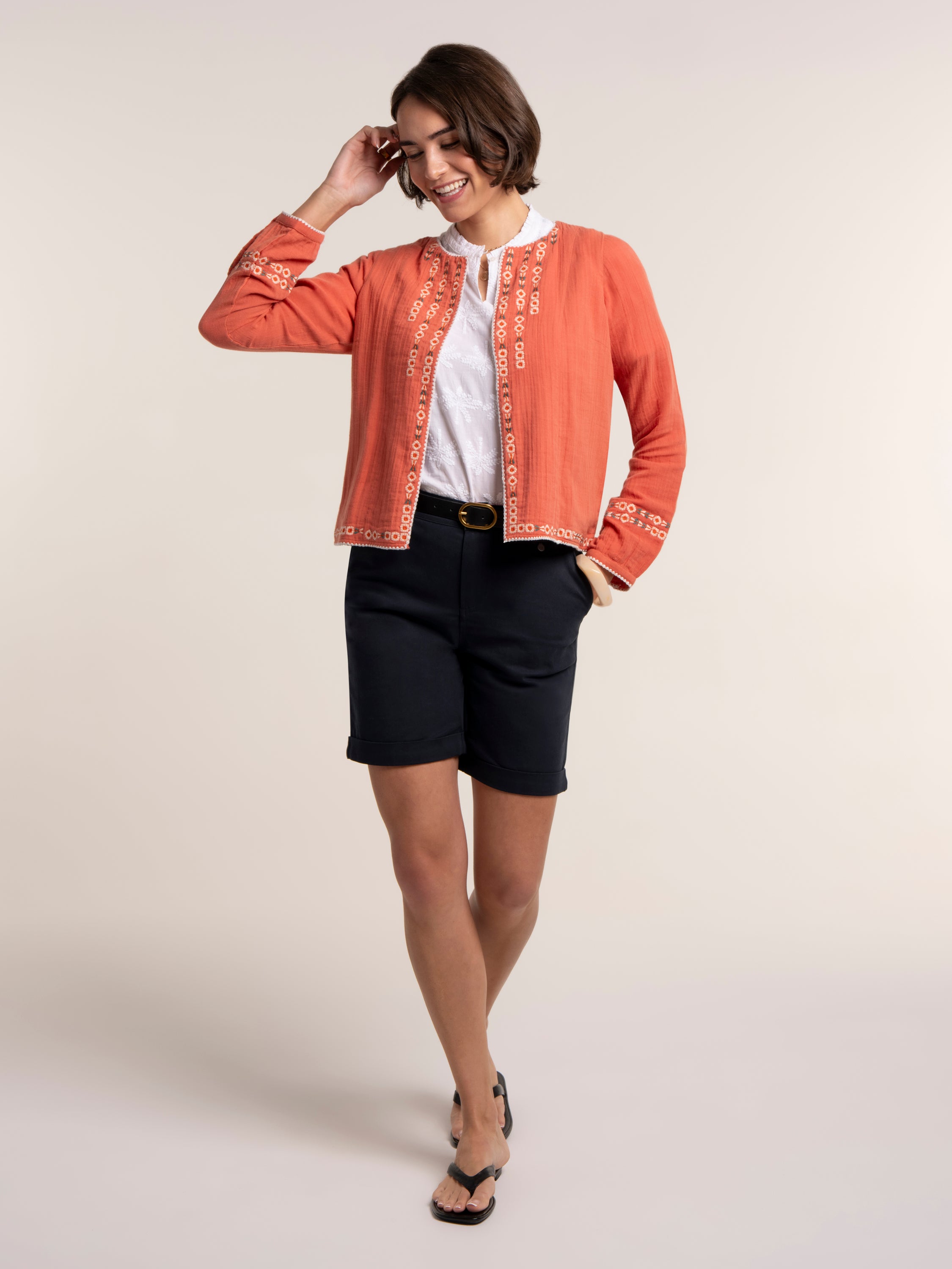 Brakeburn Leia Jacket-Brakeburn-White finn