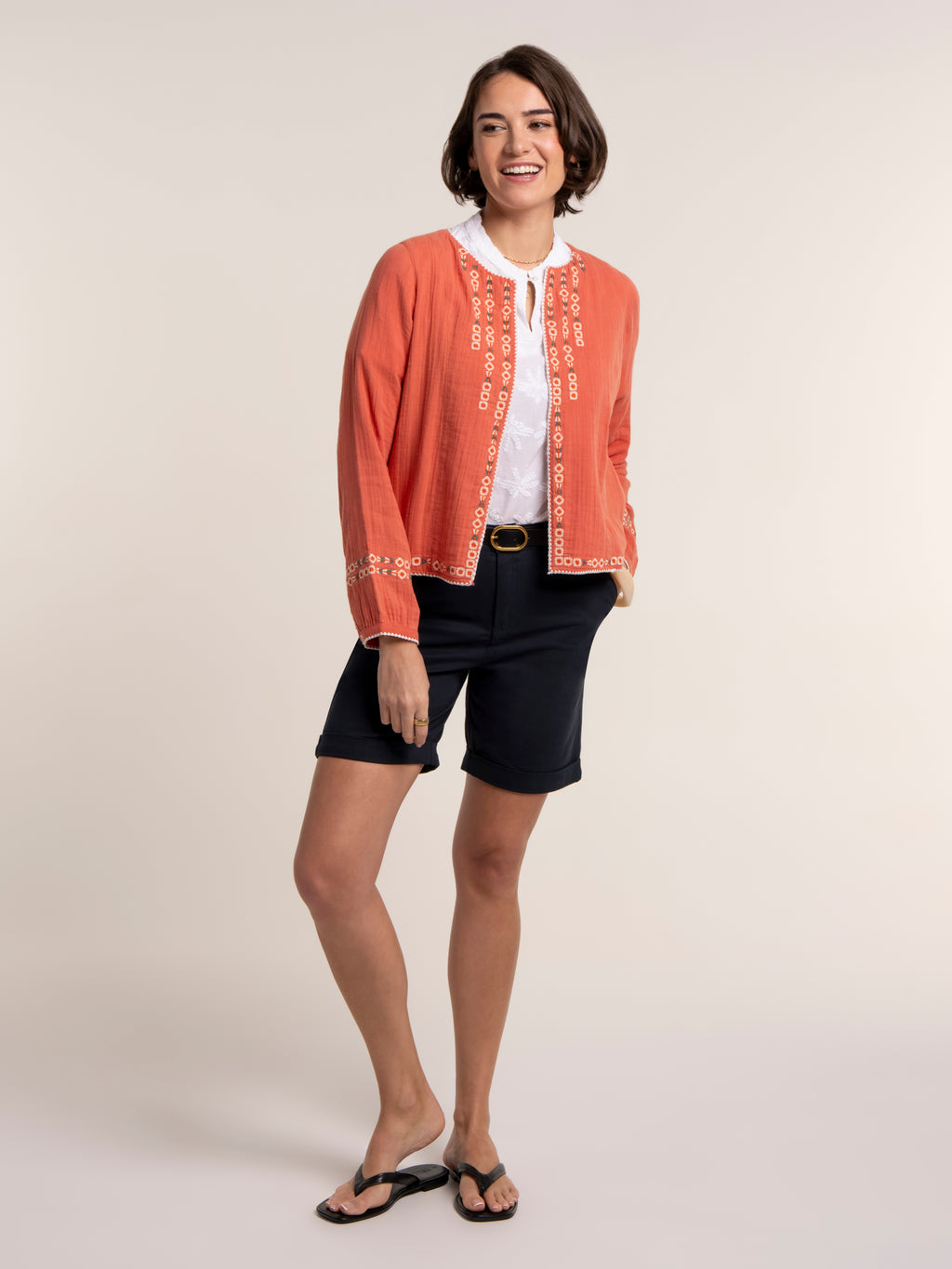 Brakeburn Leia Jacket-Brakeburn-White finn