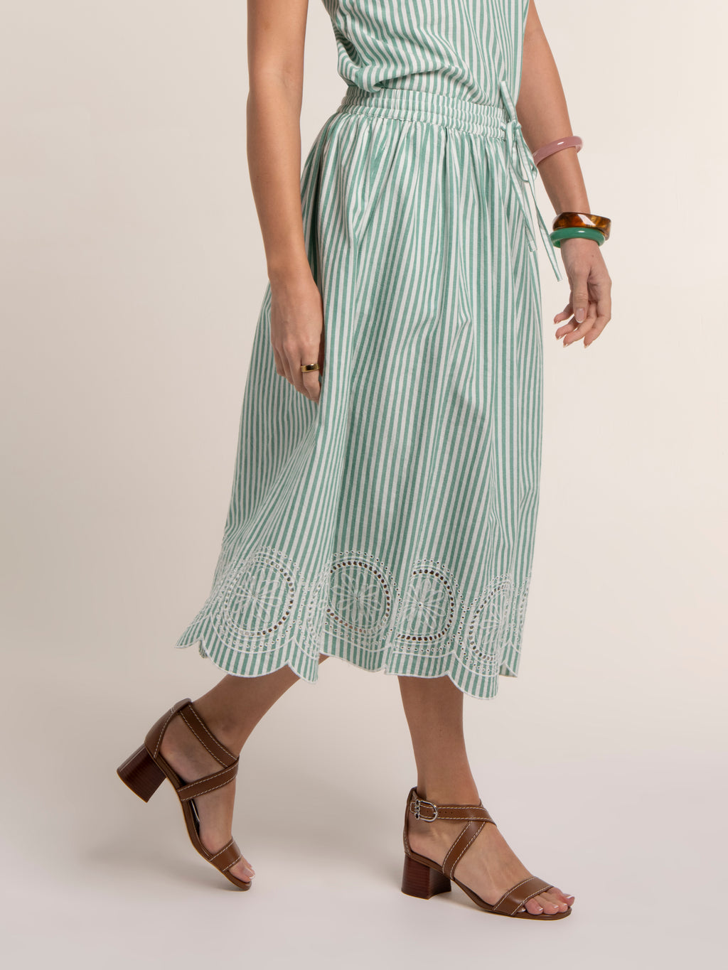 Brakeburn Hannah Skirt-Brakeburn-White finn
