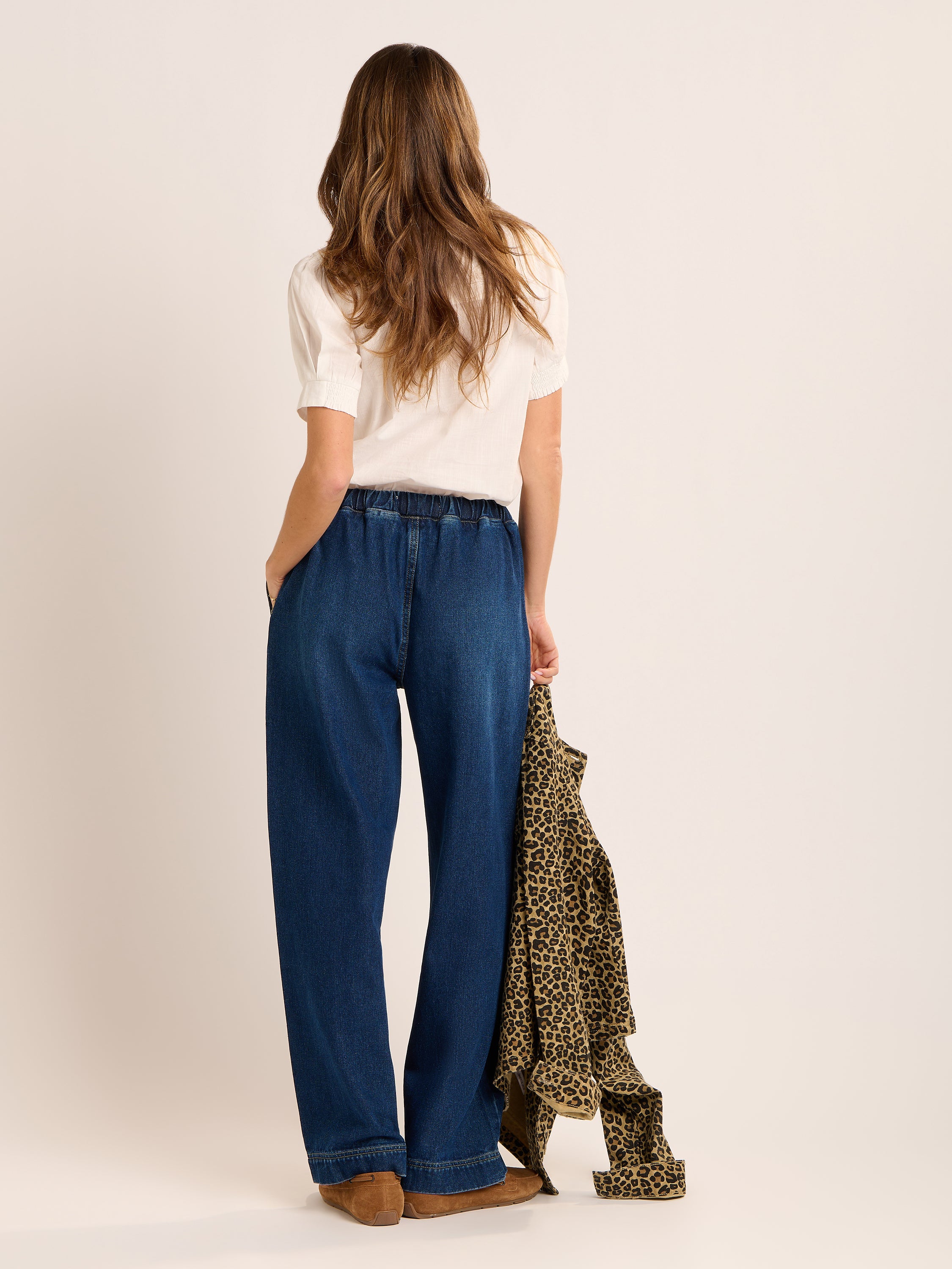 Brakeburn Tayanna Trousers-Brakeburn-White finn