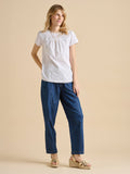 Brakeburn Bay Blouse-Tops-White finn