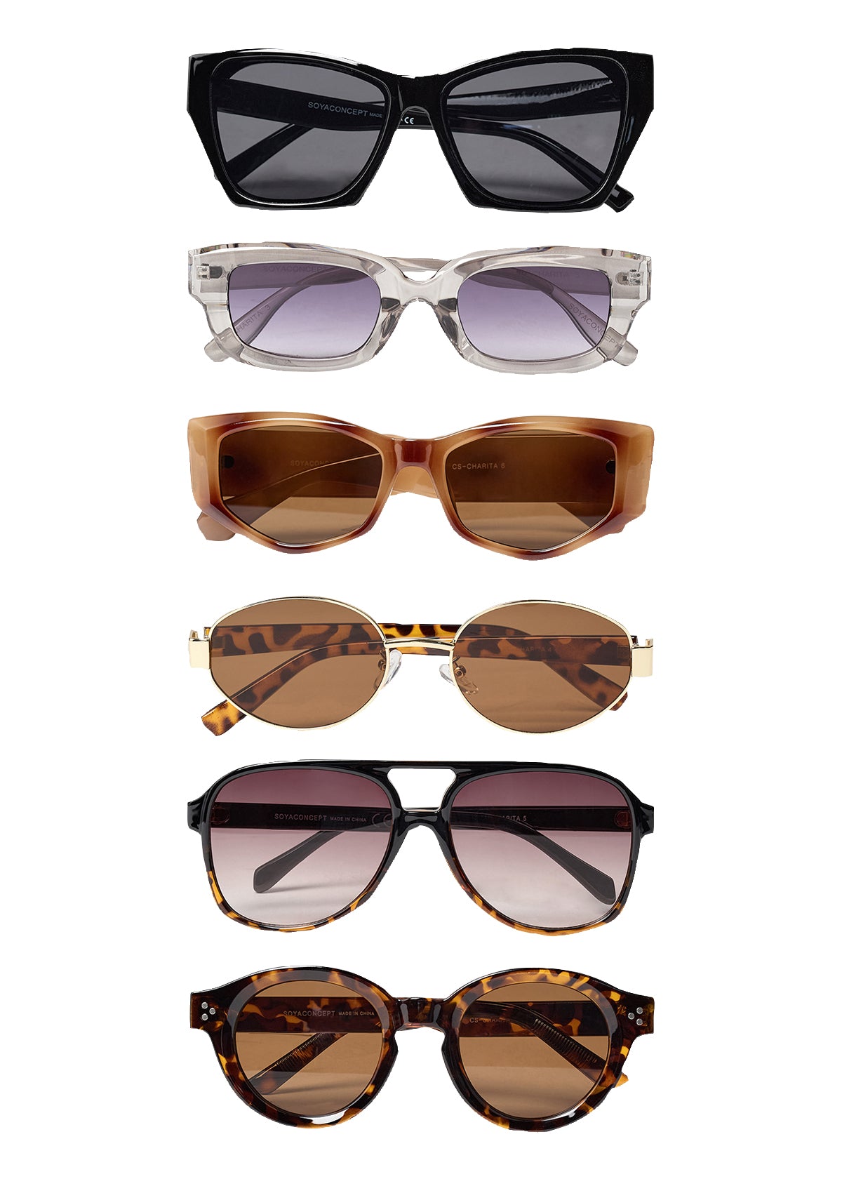 Soya Concept CHARITA Sunglasses-Soya Concept-White finn