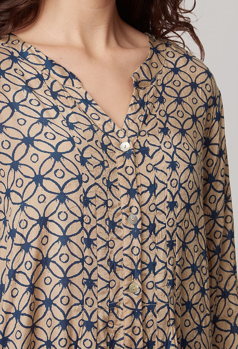 Adini Bay Tunic Dress-White finn