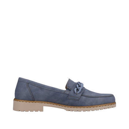 Rieker Blue Loafer 51863