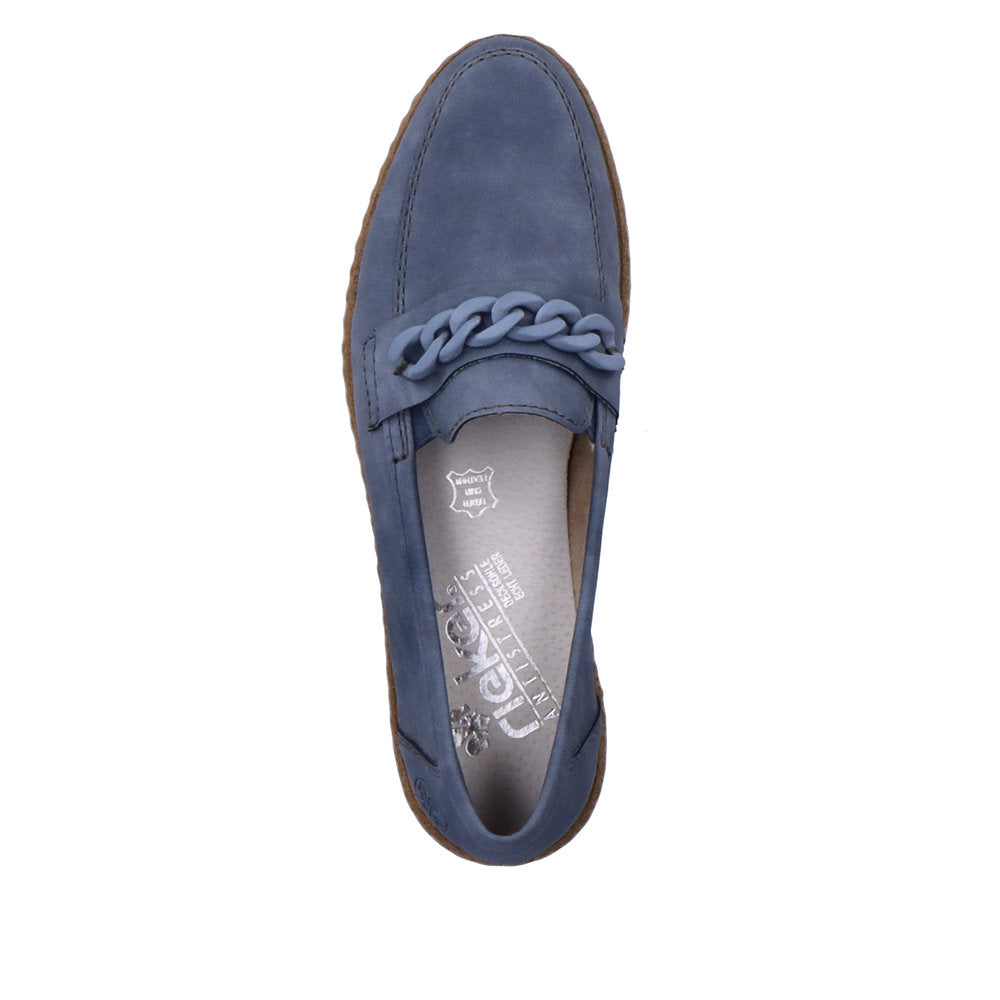 Rieker Blue Loafer 51863