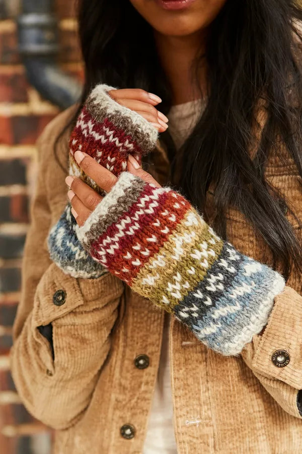 Pachamama Helmsdale Handwarmer-Gloves-White finn