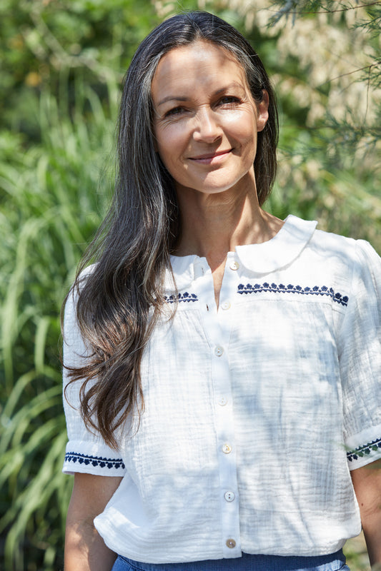 Lily Embroidered Top