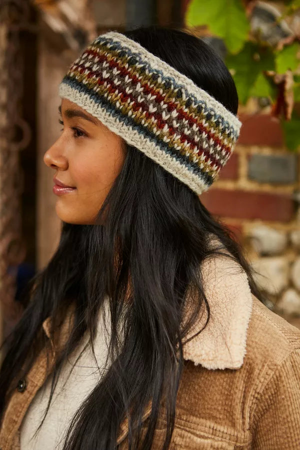 Pachamama Helmsdale Headband-Hat-White finn