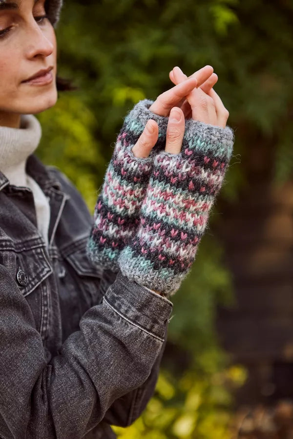 Pachamama Wharfdale Handwarmers-Gloves-White finn