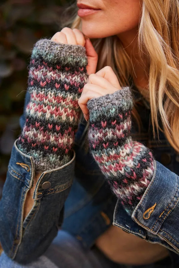 Pachamama Wharfdale Handwarmers-Gloves-White finn