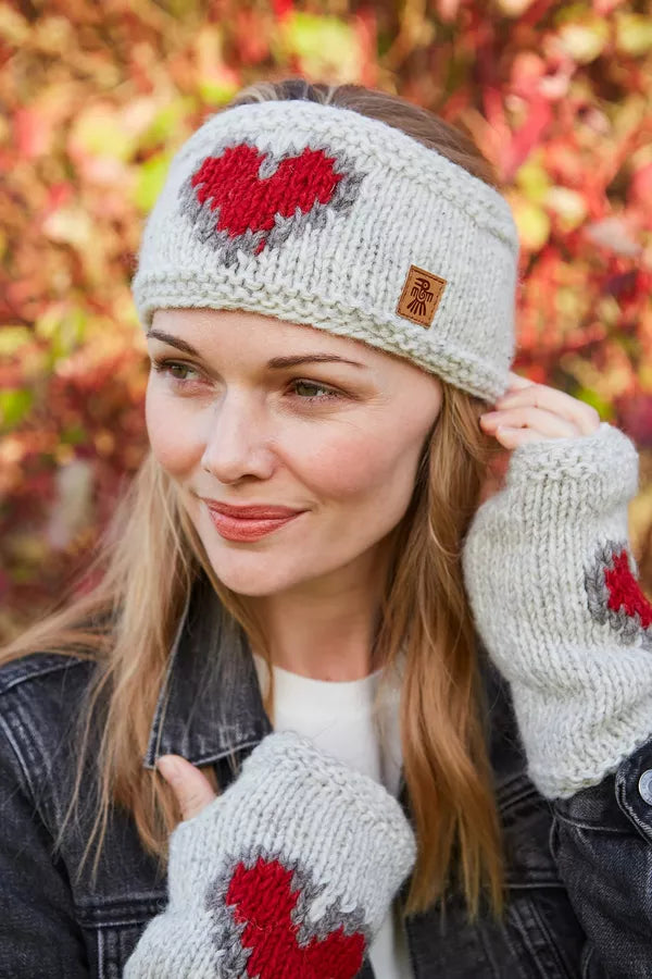 Pachamama Heart Handwarmer-Accessories-White finn