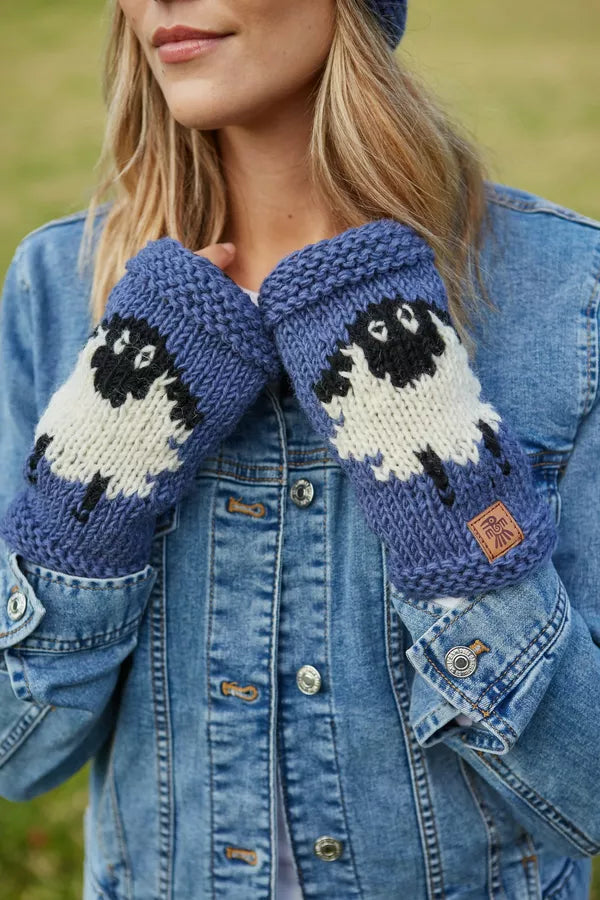 Pachamama Big Sheep Handwarmer-Accessories-White finn